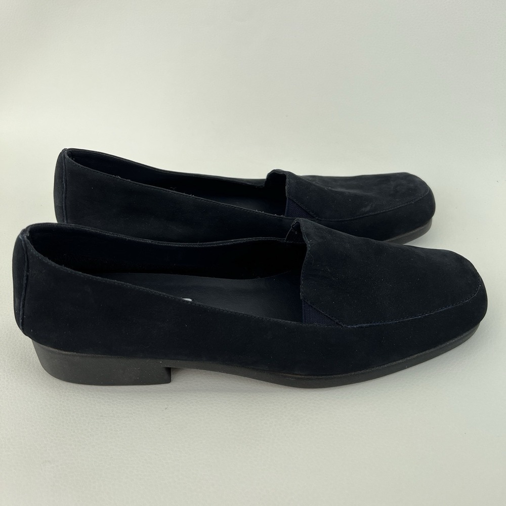 Capezio Lites Womans Black Suede Flats Slip-On Loafers Leather Shoes Size 10M - Picture 3 of 8